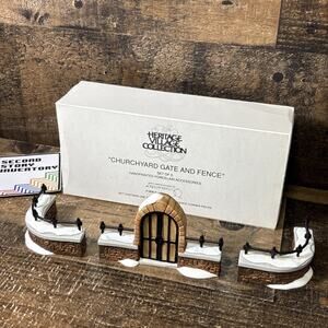 Department 56 Churchyard Gate and Fence #5806-8 Heritage Village Collection